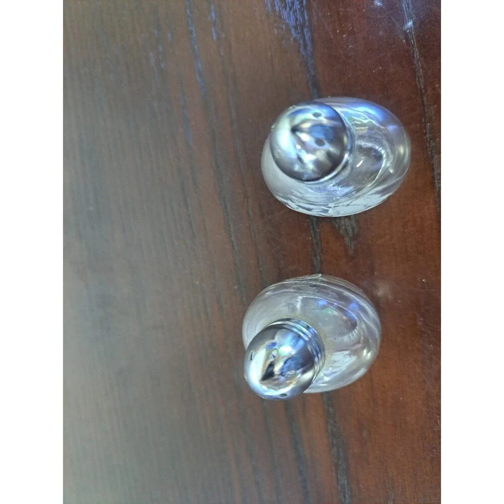 Avon 24% Lead Crystal Hummingbird Salt And Pepper Shakers